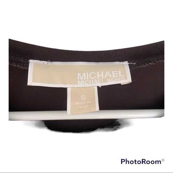 Michael Kors Women’s Small Animal Print Tank Top sleeveless NWOT - Picture 2 of 3